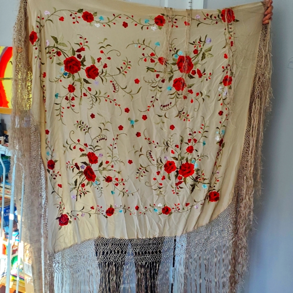 Silk Spanish Shawl